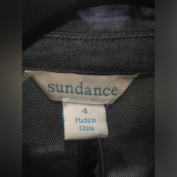 NWOT Sundance Size 4 Jean jacket - Picture 2 of 10